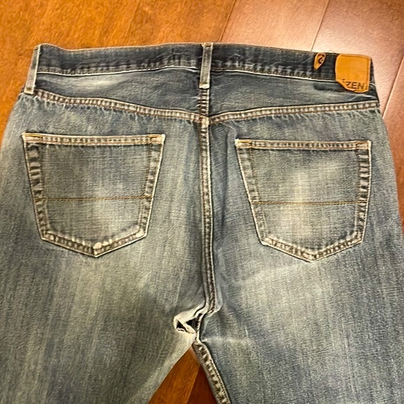 Denizen From Levi’s Men’s Loose Fit Distressed Jeans - Dark Blue Wash 36X30 - Picture 12 of 16